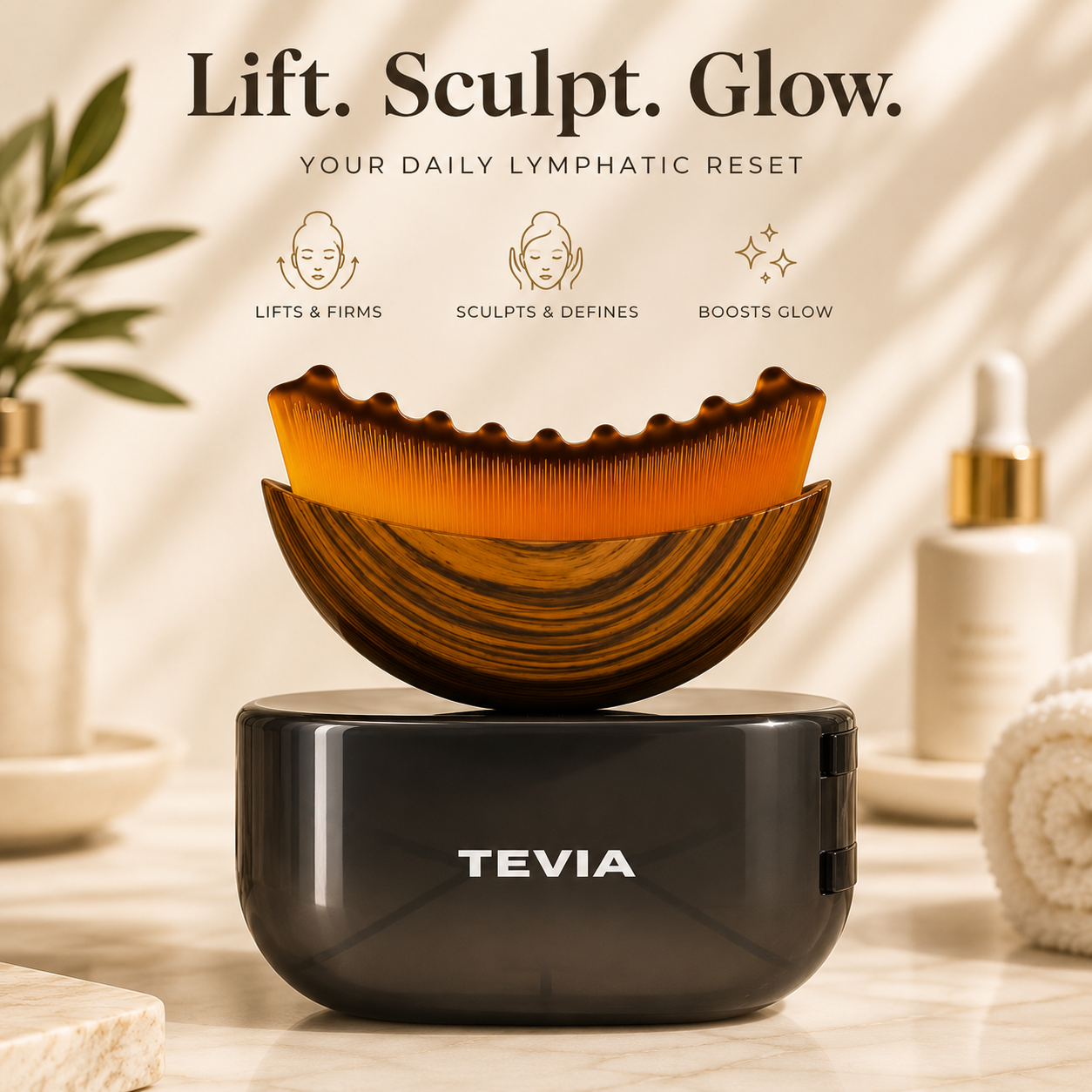 Tevia Lymphatic Face Brush