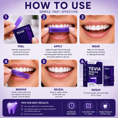 Tevia Whitening Strips