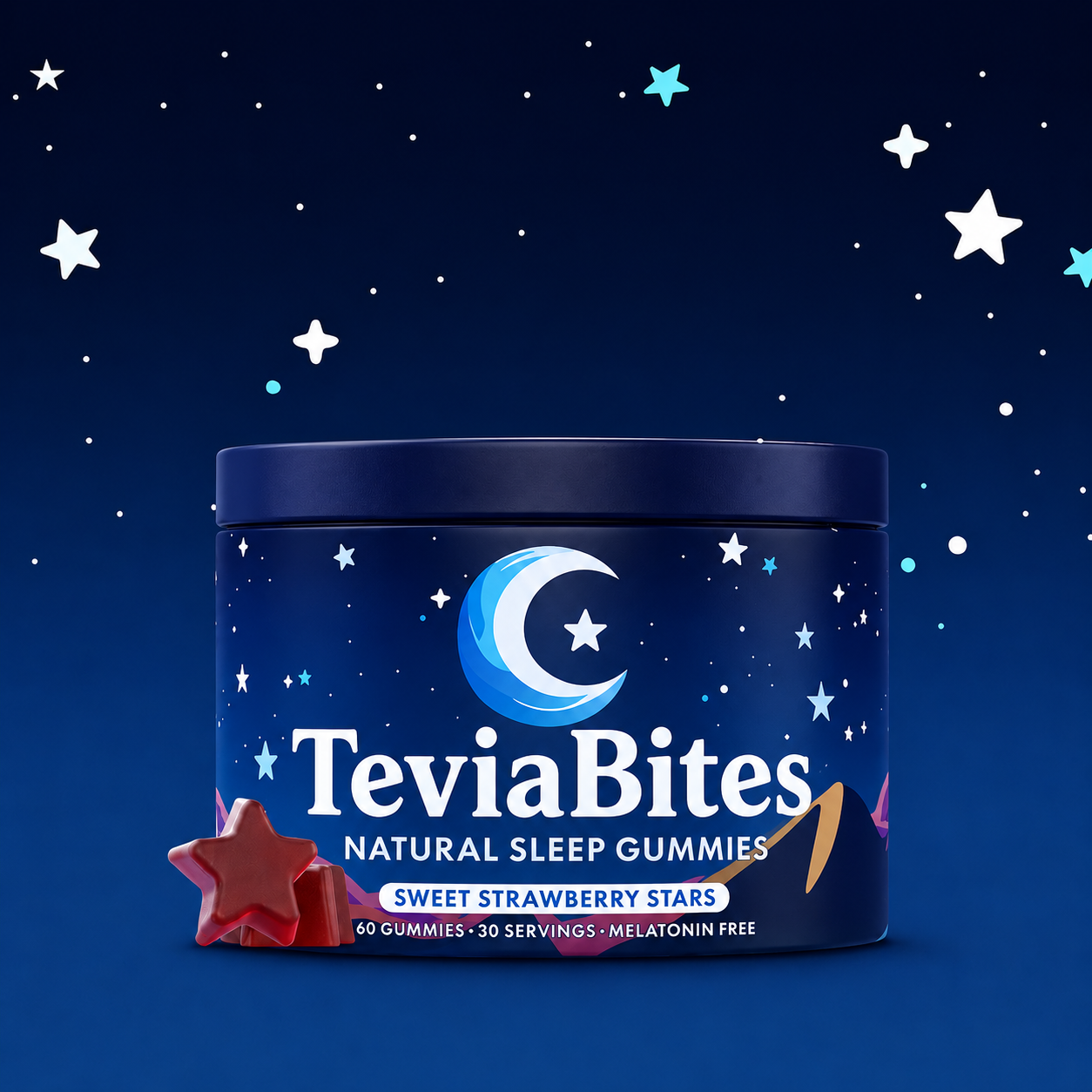 TeviaBites™ Natural Sleep Gummies