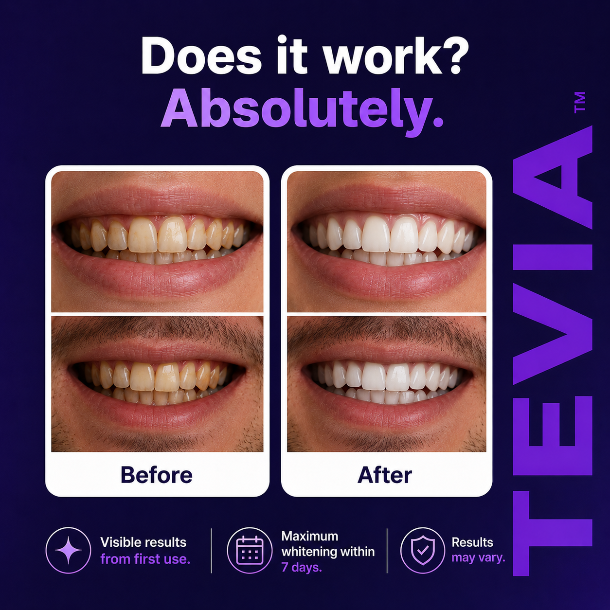 Tevia Whitening Strips