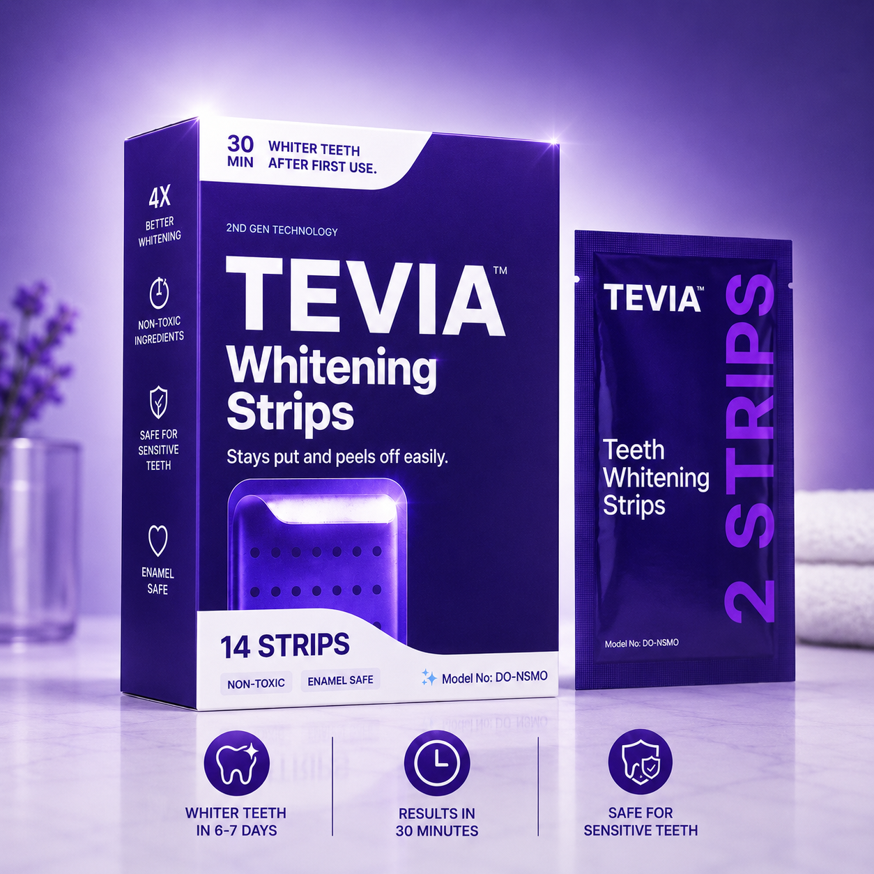 Tevia Whitening Strips