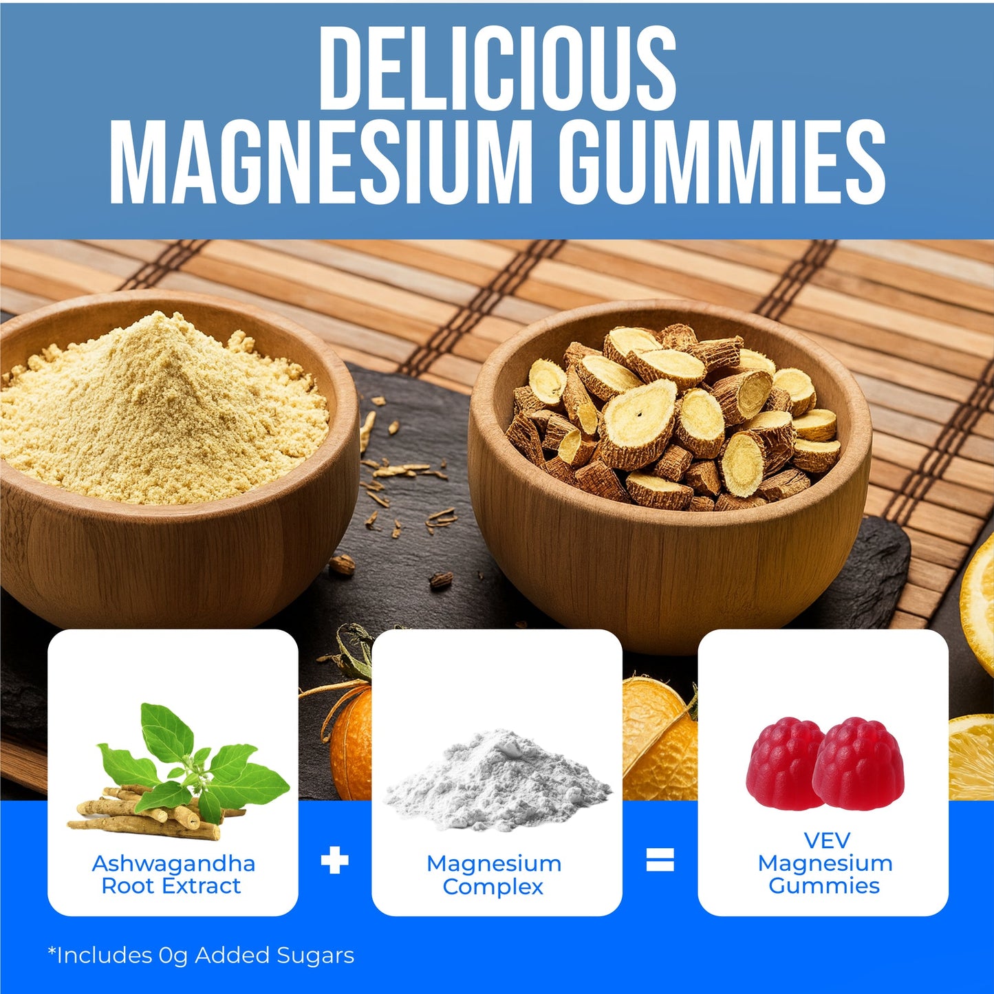 Tevia 14-in-1 Magnesium Complex Gummies