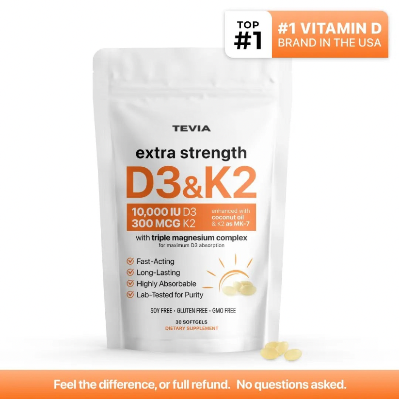 Tevia D3 + K2 Advanced Formula