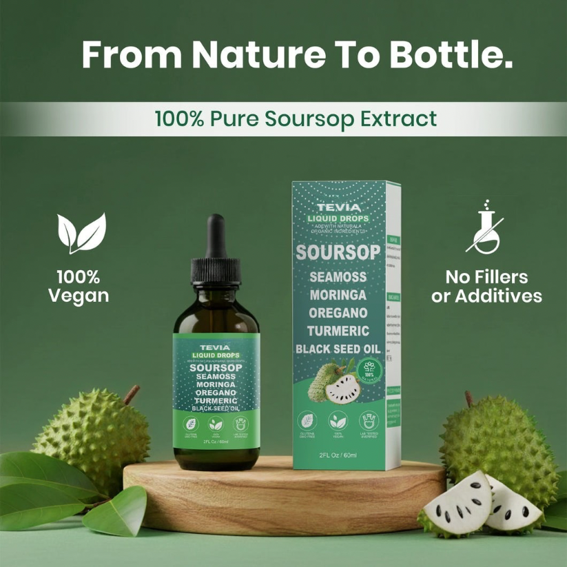 Tevia 10-in-1 Soursop Cleanse Drops