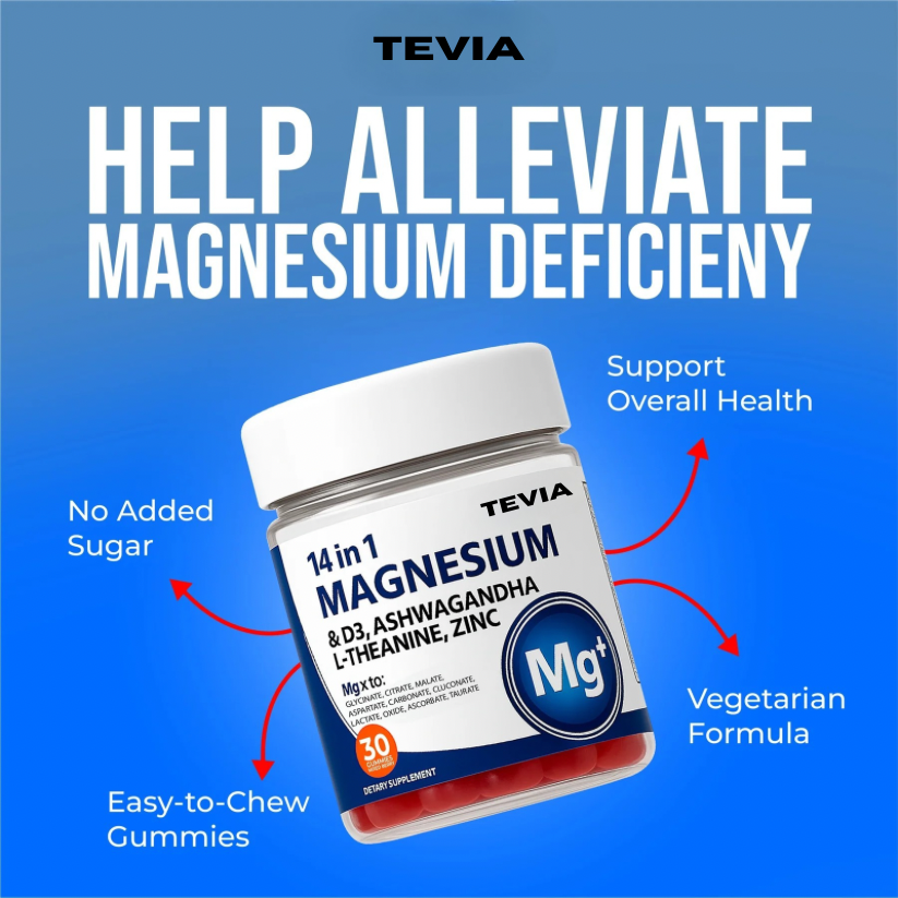 Tevia 14-in-1 Magnesium Complex Gummies